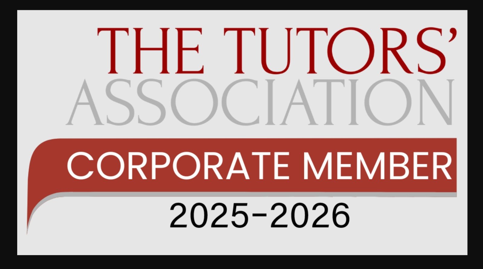 The Tutors' Association corporate member 2025-2026